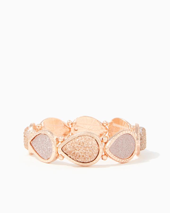 Charming Charlie Caviar & Stardust Teardrop Bracelet