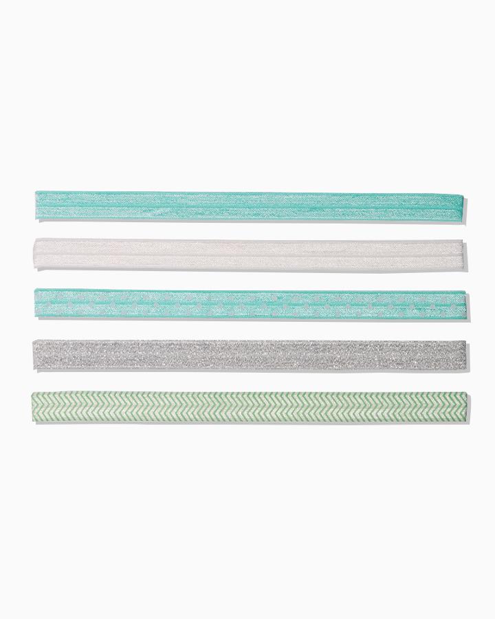 Charming Charlie Seafoam Dreams Hair Wrap Set