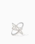 Charming Charlie Hexagonal Pav Ring