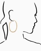 Charming Charlie Stardust Oval Hoops