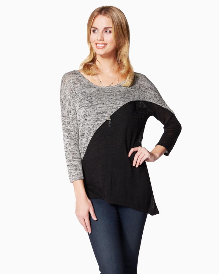 Charming Charlie Artistic Mix Top