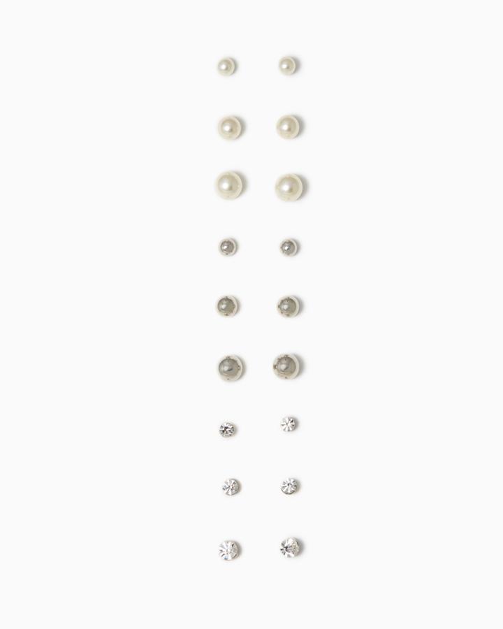 Charming Charlie Pearl Parade Earring Set