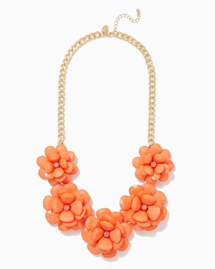 Charming Charlie Color Garden Statement Necklace