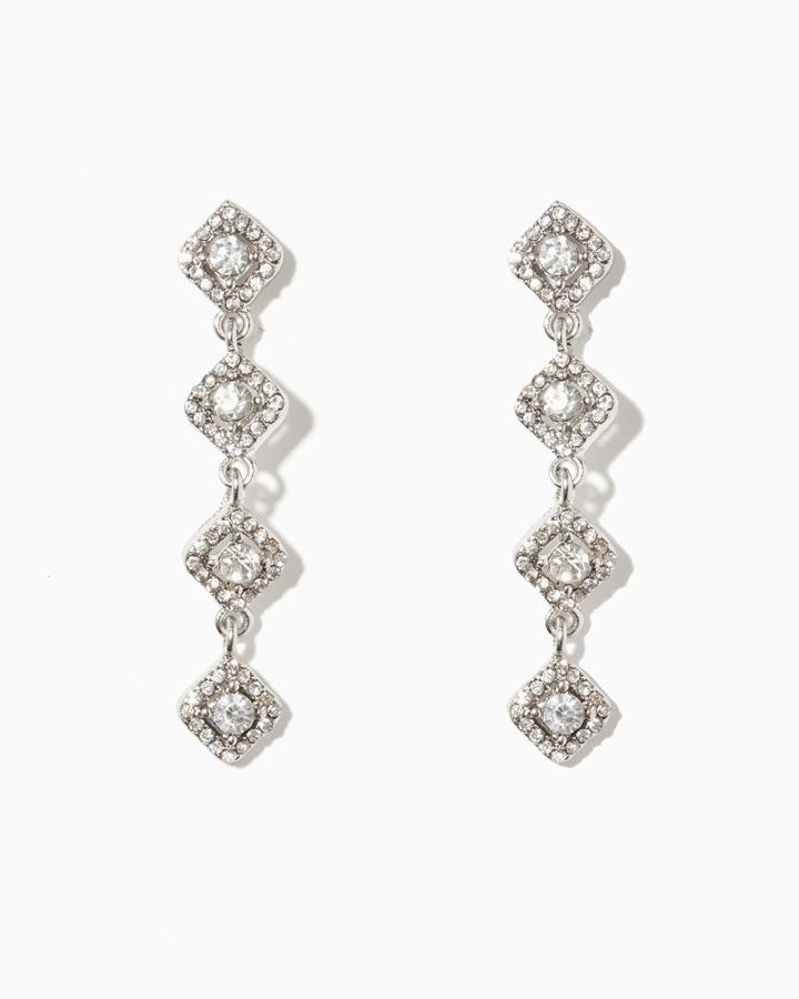 Charming Charlie Pav Elegance Linear Earrings