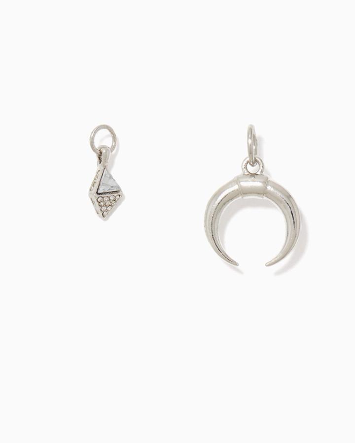 Charming Charlie Rhinestone Triangle Charm Duo