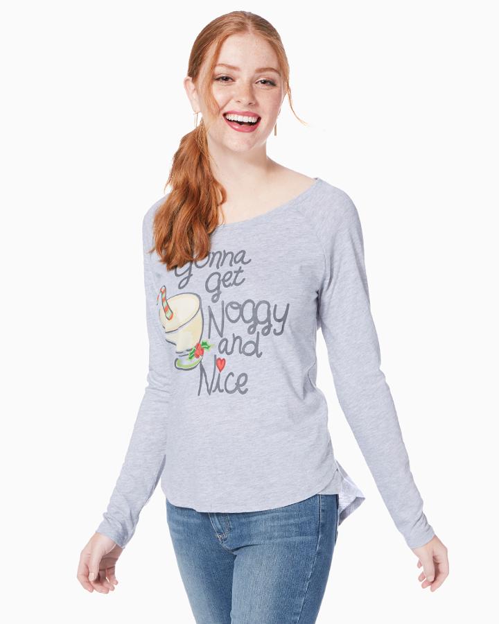 Charming Charlie Noggy & Nice Holiday Top