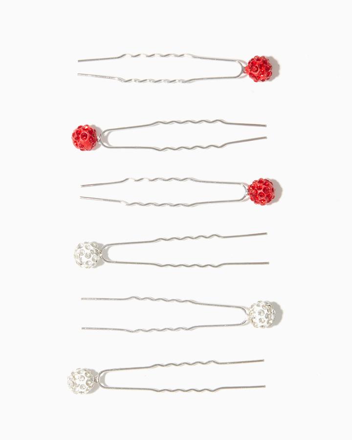 Charming Charlie Fireball Bobby Pin Set