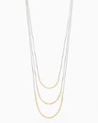 Charming Charlie Maxi Triple Layered Necklace