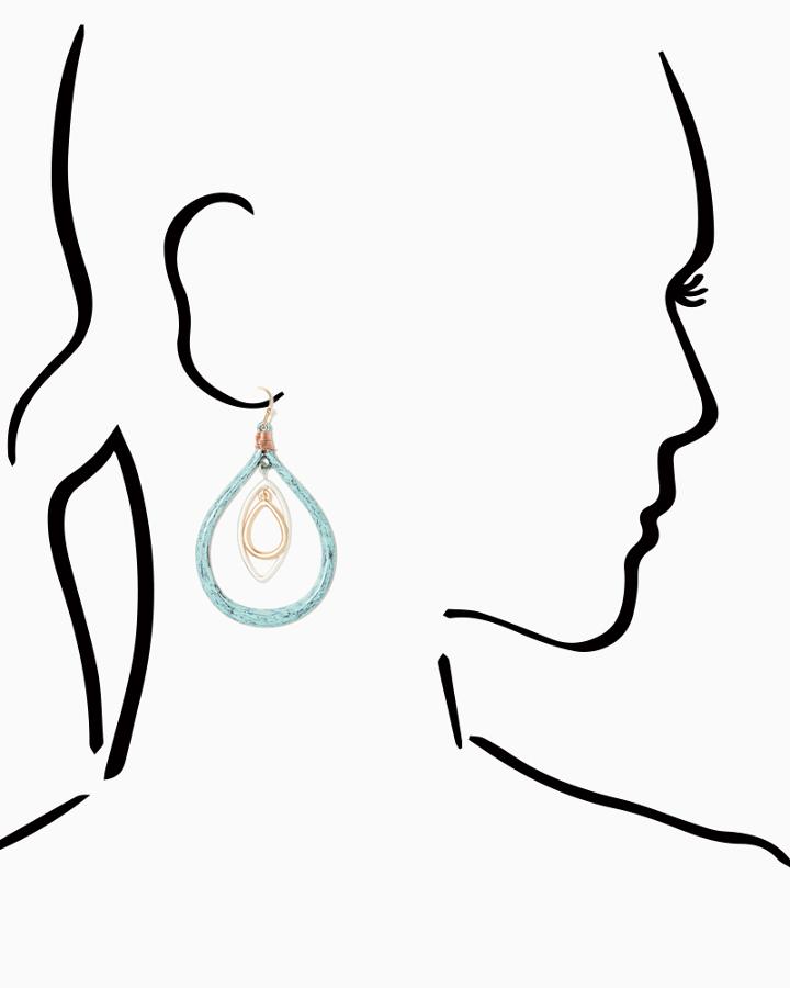 Charming Charlie On The Range Loop Earrings