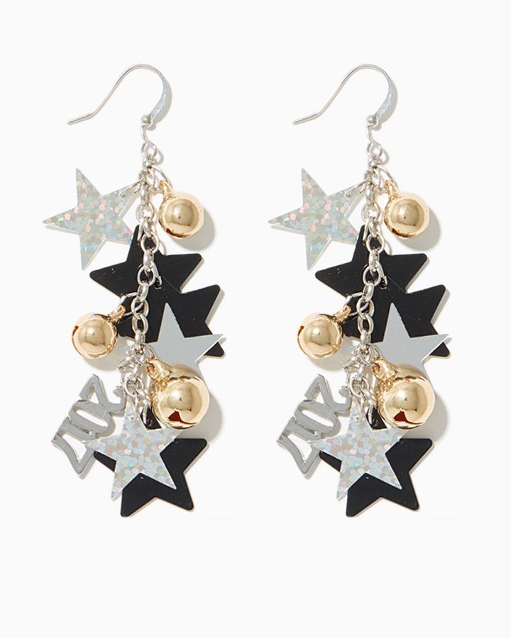 Charming Charlie 2017 Star Drop Earrings