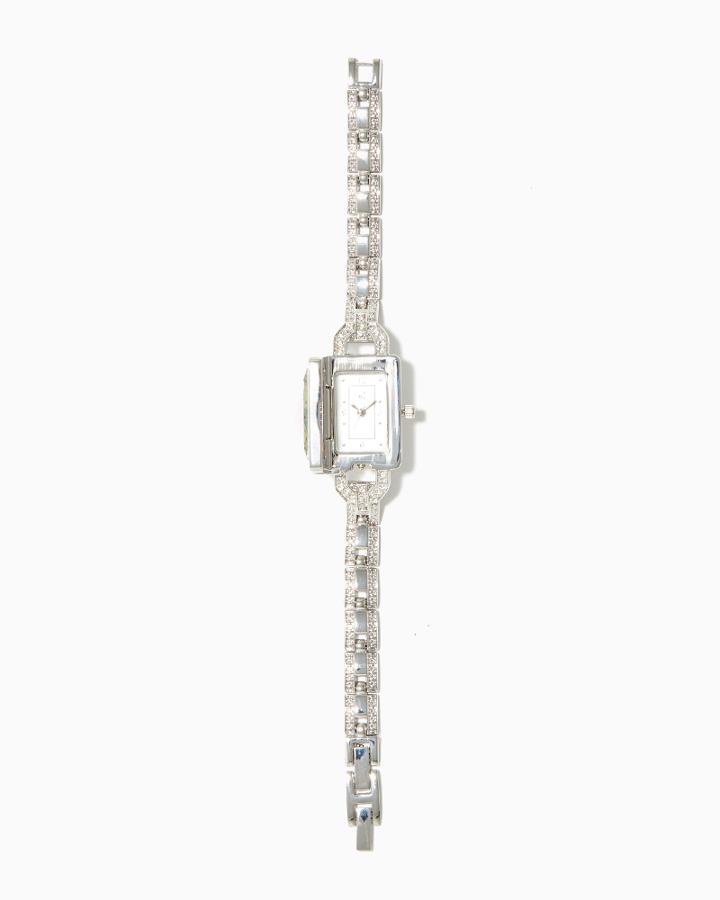 Charming Charlie Solene Pav Link Bracelet Watch