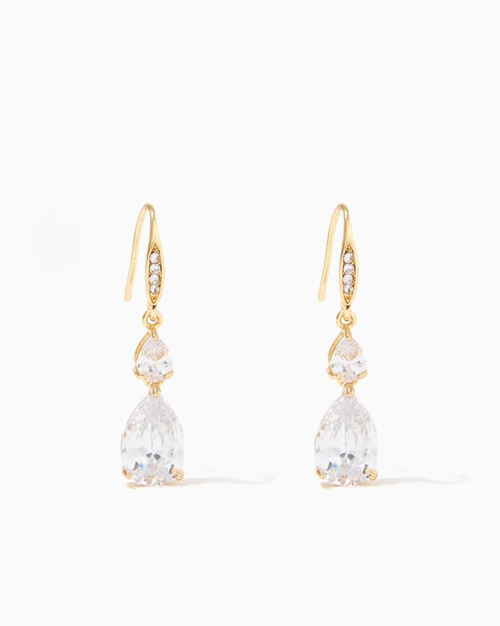 Charming Charlie Spree Rhinestone Drop Earrings