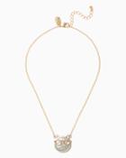 Charming Charlie Nerdy Cat Pendant Necklace