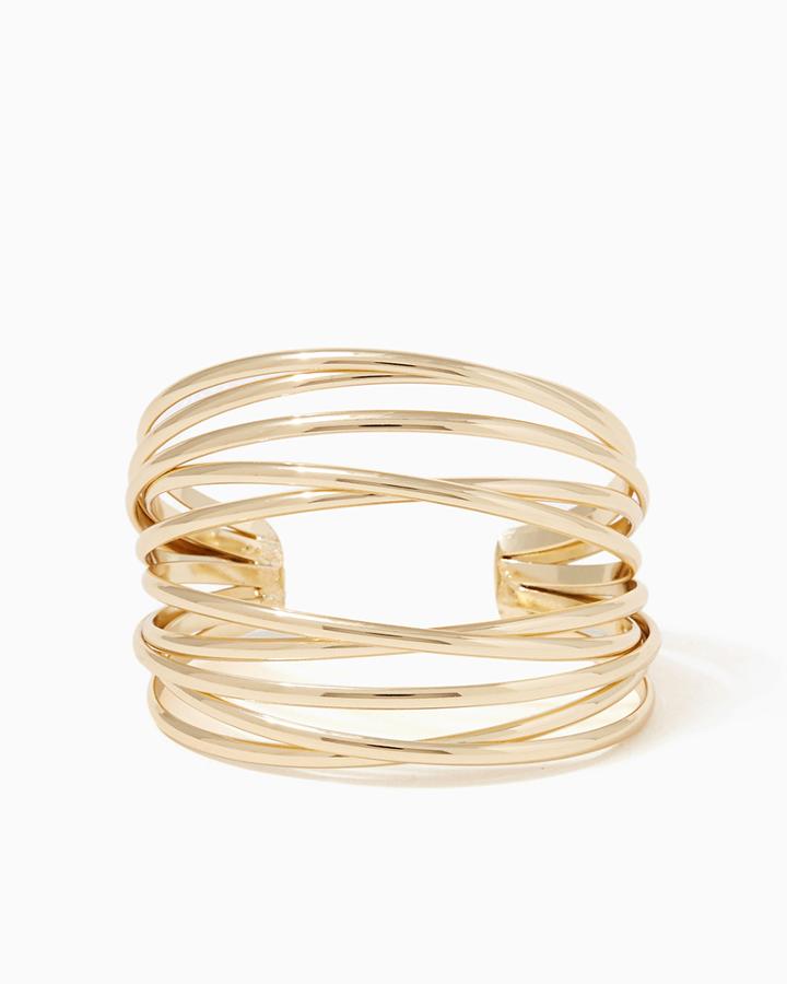 Charming Charlie Crisscross Cuff Bracelet