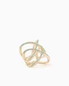 Charming Charlie Genesis Crisscross Ring