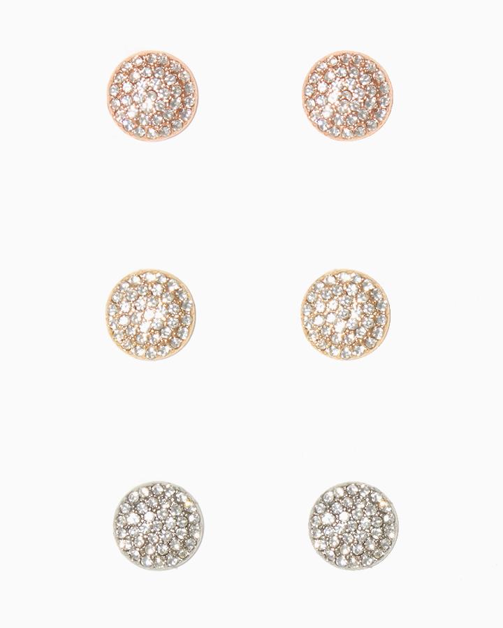 Charming Charlie Disc Delight Earring Set