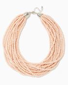 Charming Charlie Multi-strand Pearl Collar Necklace