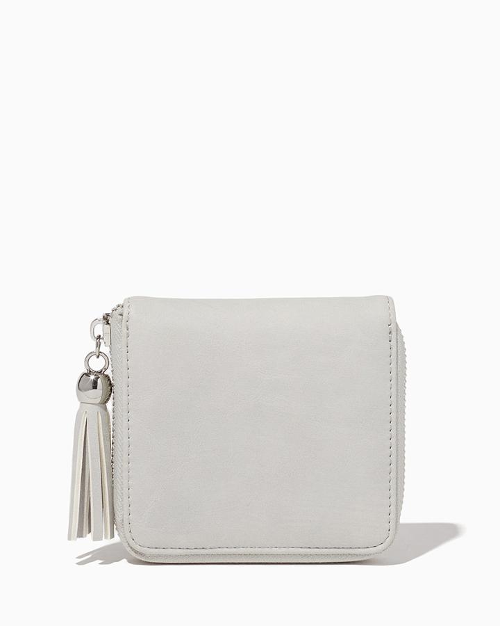 Charming Charlie Square Tassel Wallet