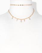 Charming Charlie Marquise Sands Layered Choker
