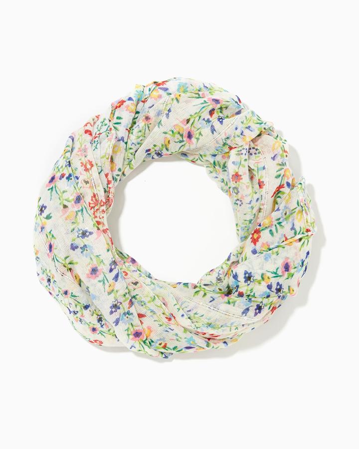 Charming Charlie Petite Floral Infinity Scarf