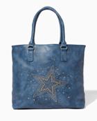 Charming Charlie Studded Stars Tote Bag