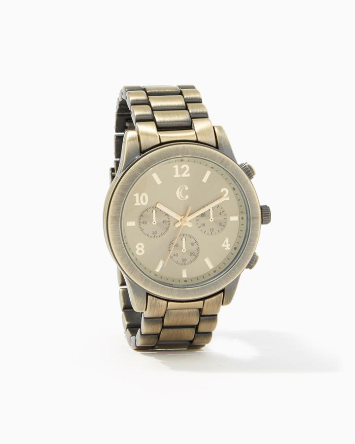 Charming Charlie Audrey Boyfriend Chronographic Watch