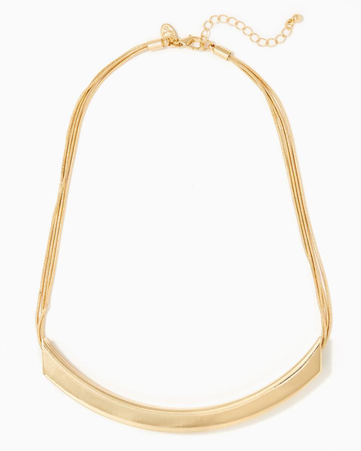 Charming Charlie Sleek Curves Necklace