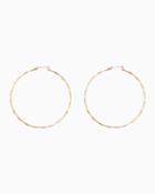 Charming Charlie Scallop Cut Hoops