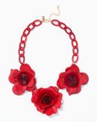 Charming Charlie Romantic Rose Necklace
