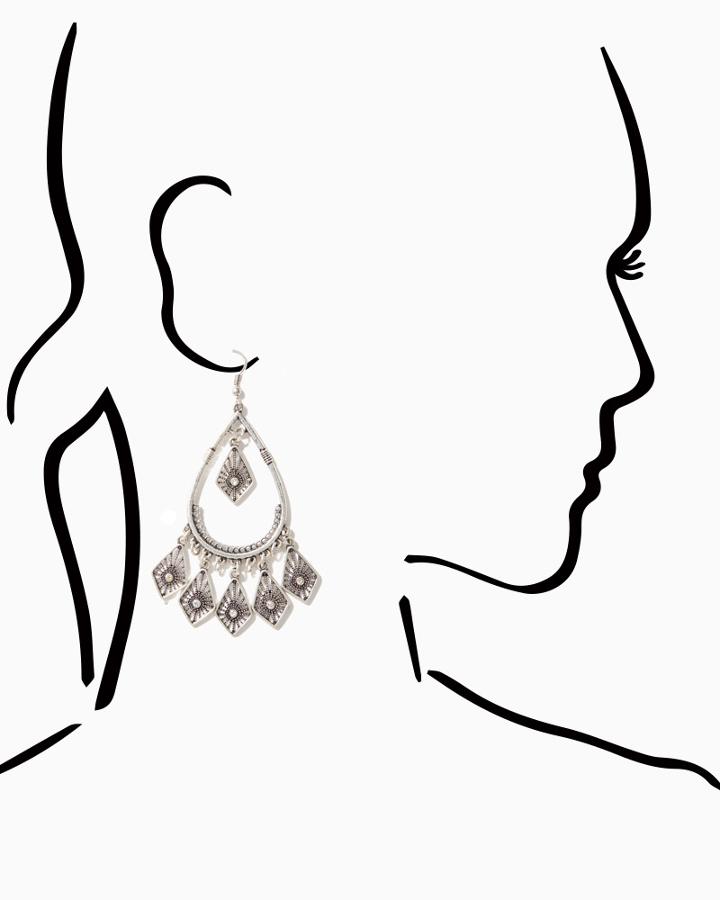 Charming Charlie Style Charmer Drop Earrings
