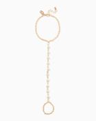 Charming Charlie Luxe Pearl Hand Chain
