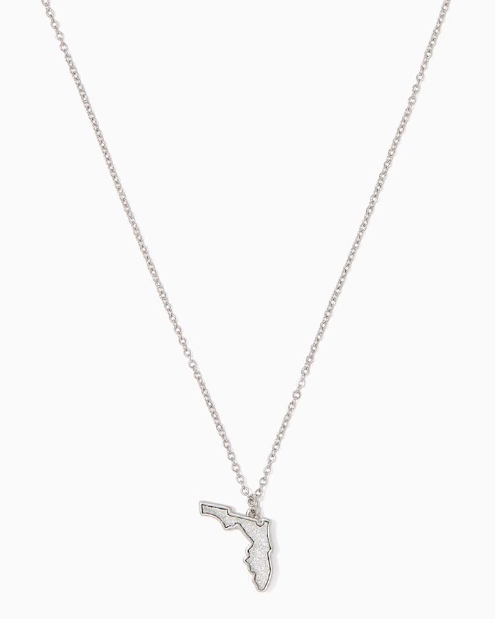 Charming Charlie Florida State Stardust Pendant Necklace