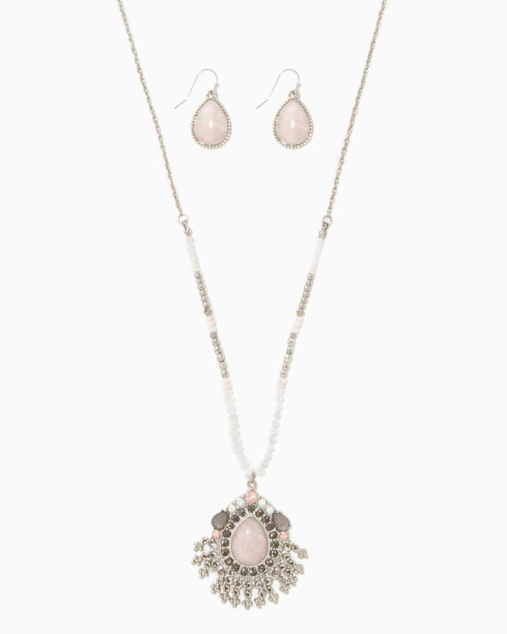 Charming Charlie Sparkle Knights Necklace Set