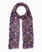 Charming Charlie Psychedelic Geo Print Scarf