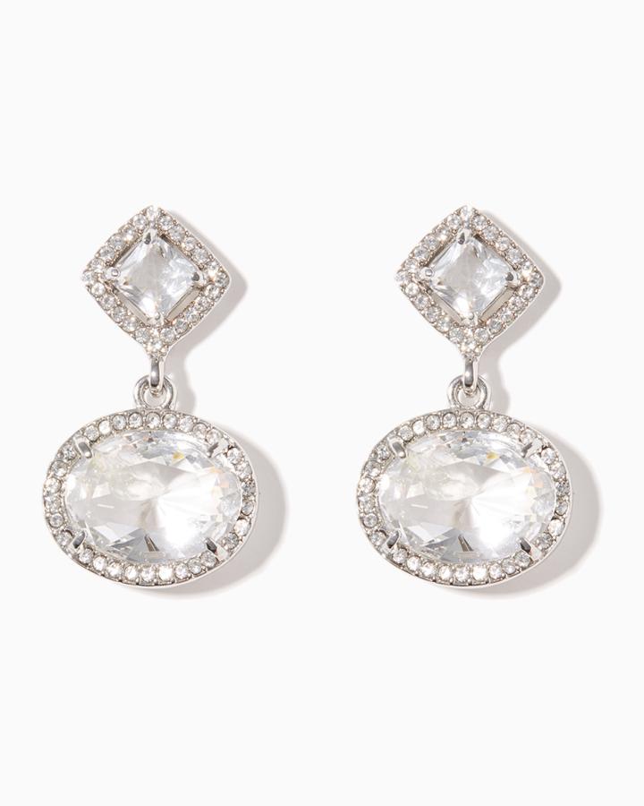Charming Charlie Laine Oval Drop Earrings