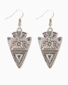 Charming Charlie Southwest Arrow Drop Earrings
