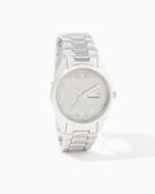 Charming Charlie Polished Date Link Watch