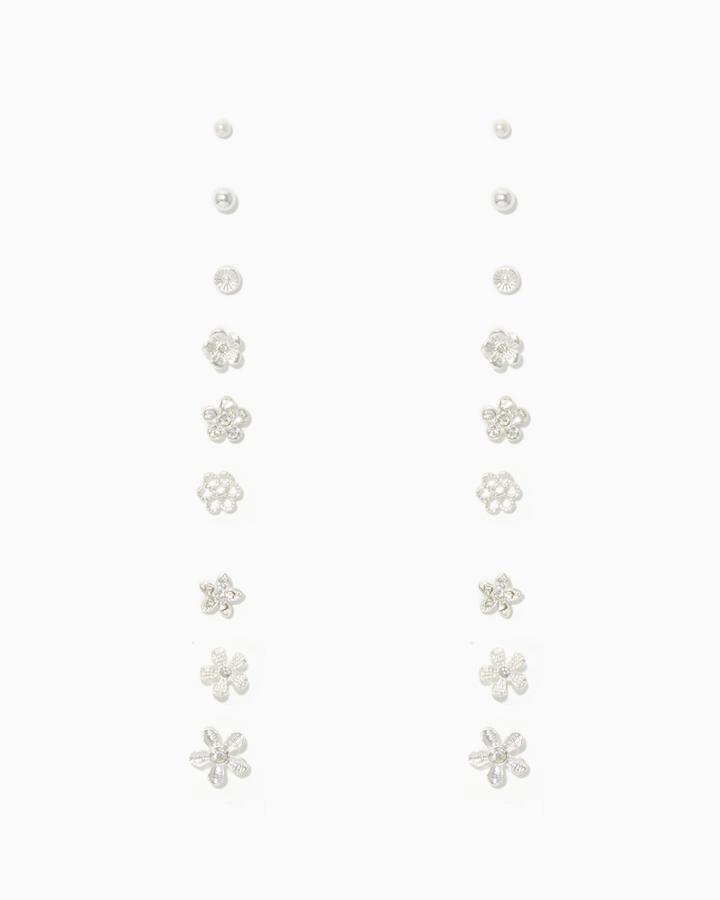 Charming Charlie Wallflower Stud Earring Set