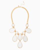 Charming Charlie Stardust Teardrops Statement Necklace