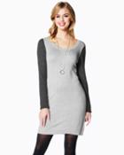 Charming Charlie Colorblock Sweater Dress