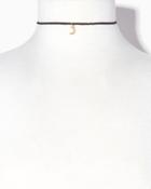 Charming Charlie Crescent Moon Choker Necklace
