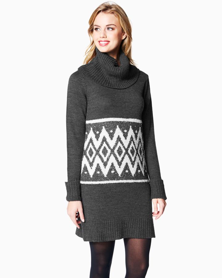 Charming Charlie Ski Weekend Sweater Dress