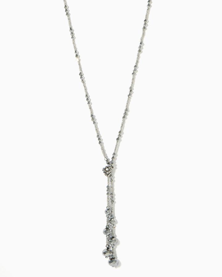 Charming Charlie Tia Knotted Tassel Necklace