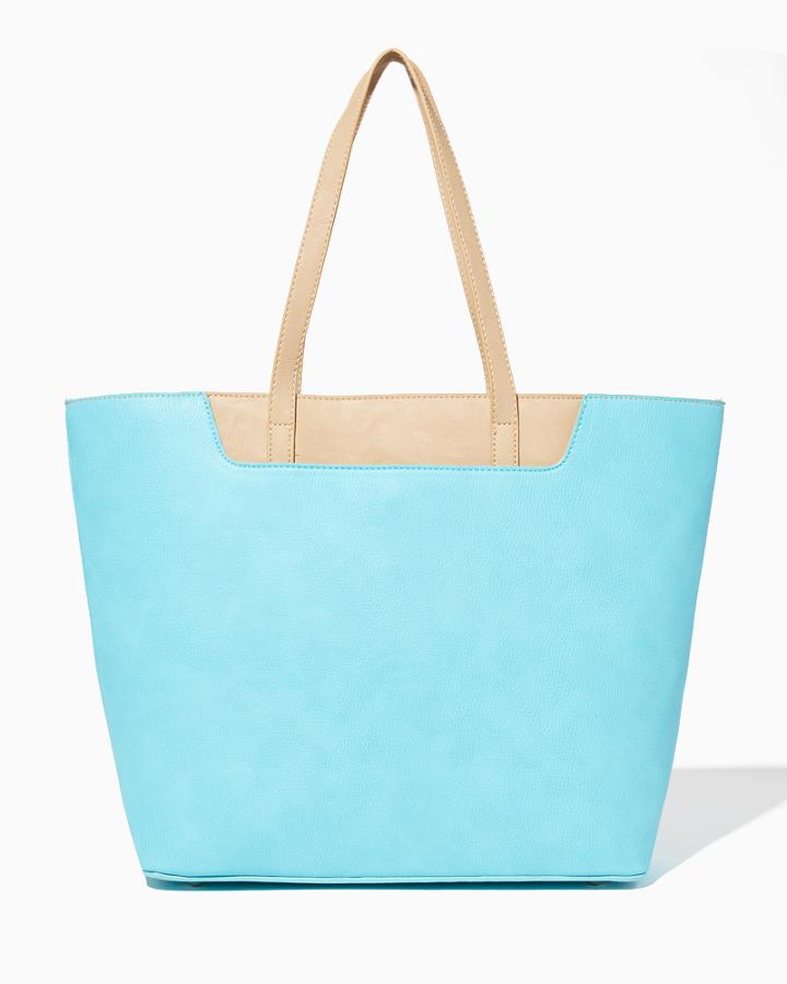 Charming Charlie Hallie Color Block Tote