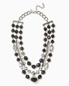 Charming Charlie Faceted Medley Layered Necklace