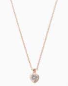 Charming Charlie Heart Halo Pendant Necklace