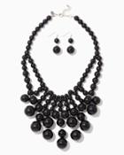 Charming Charlie Layered Bauble Necklace Set