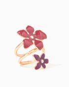Charming Charlie A Swirl Of Flowers Ring