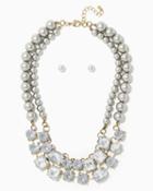 Charming Charlie Marla Pearl Necklace Set