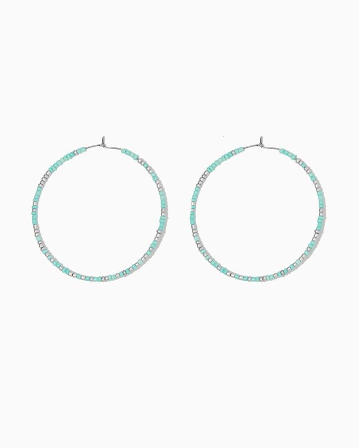 Charming Charlie Mae Wire Hoop Earrings